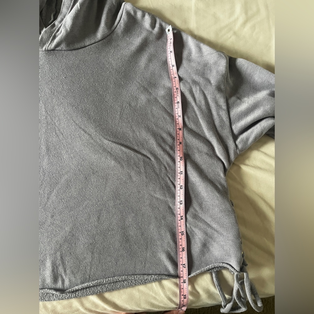 purple cropped hoodie Large - Picture 5 of 6